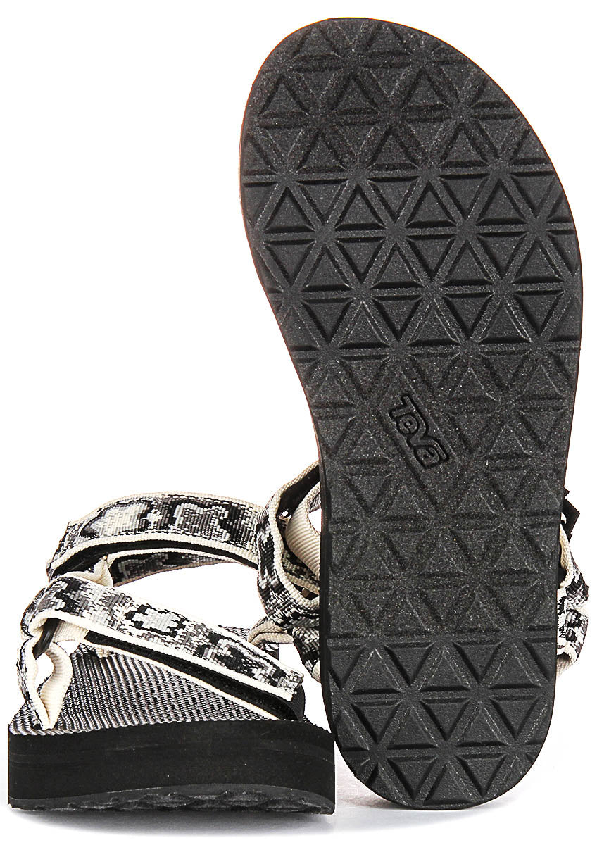 Teva Midform Universal In Black Flower For Women