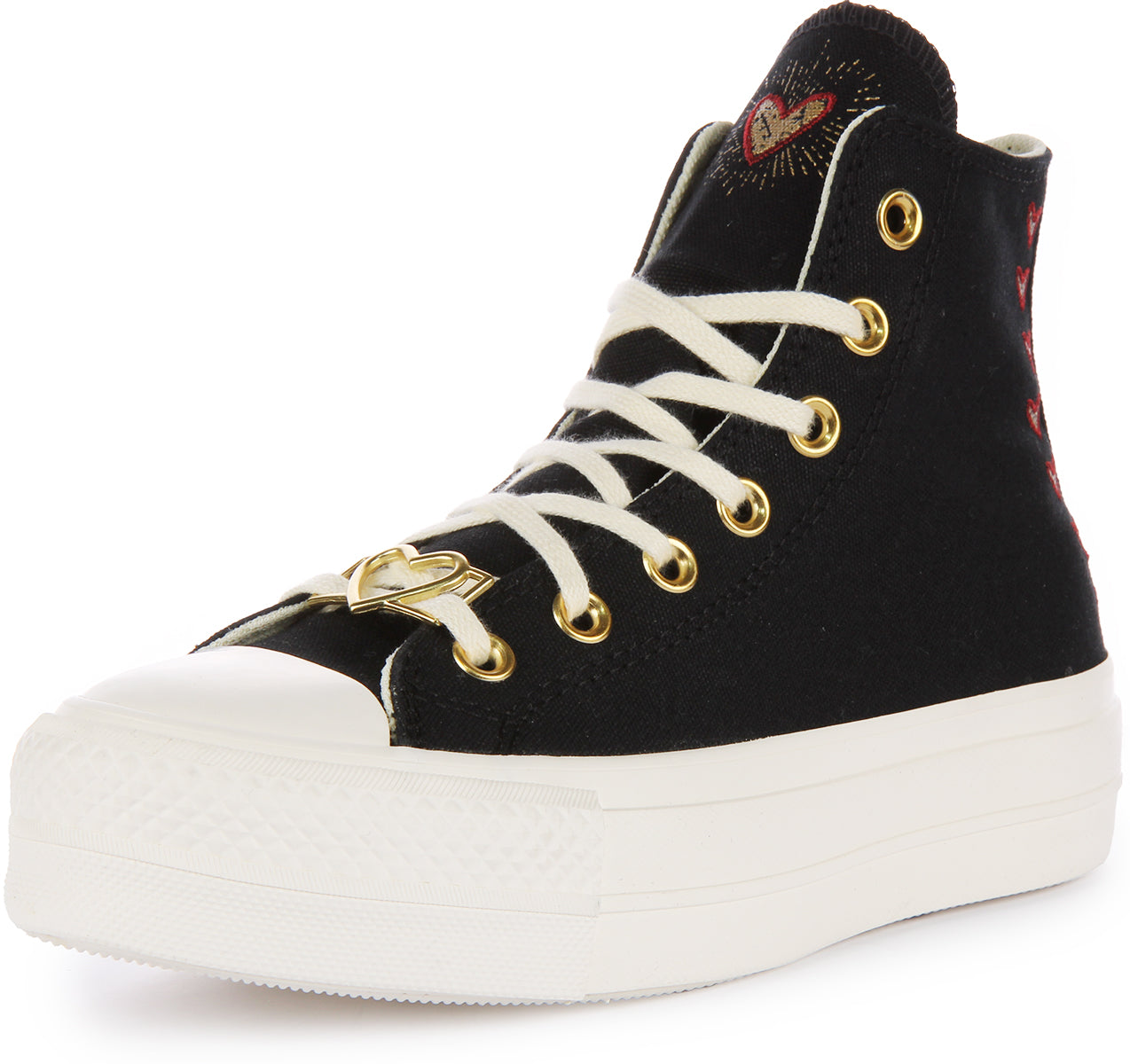 Tuta converse nera hotsell strisce oro