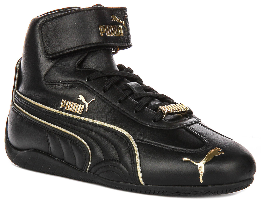 Puma Speedcat Mid LS In Black Gold For Women