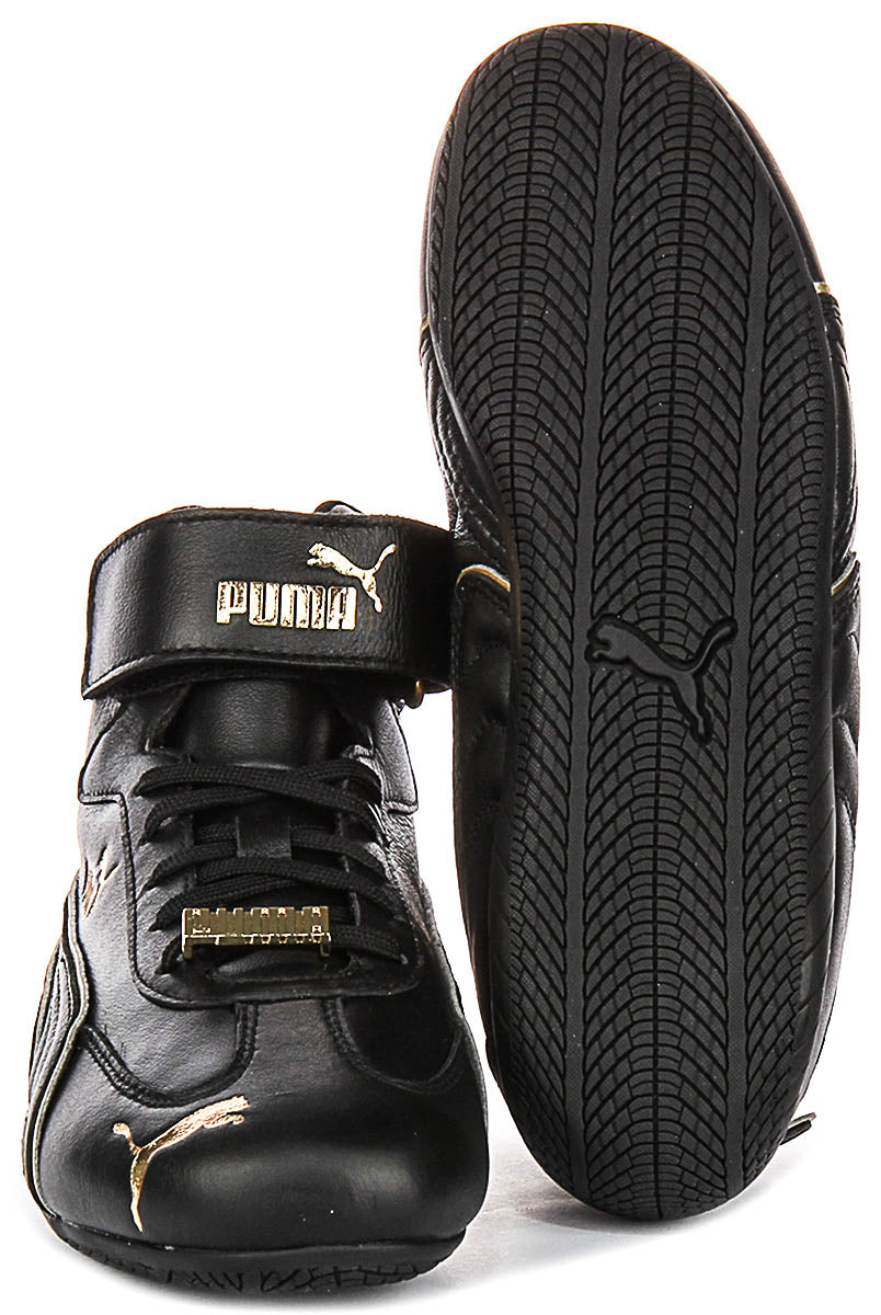 Puma Speedcat Mid LS In Black Gold For Women