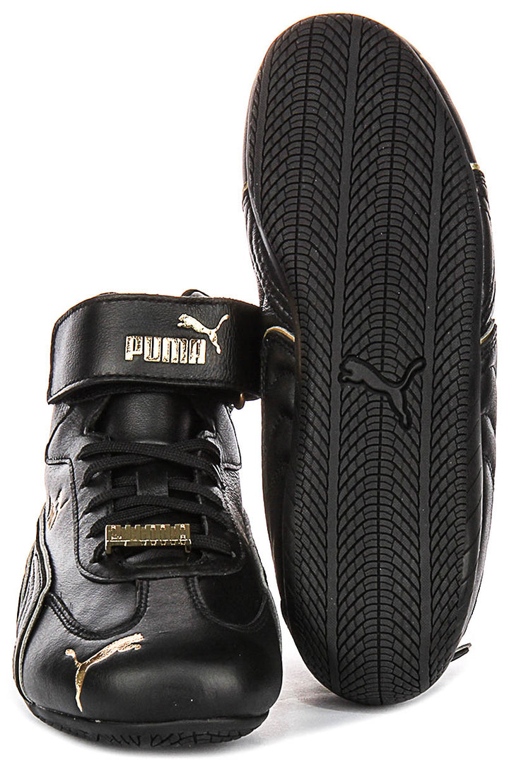 Puma Speedcat Mid LS In Black Gold For Women