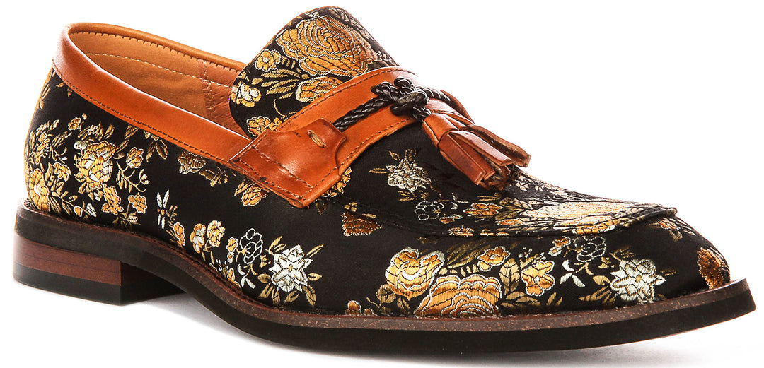 Justinreess England Basil In Black Gold For Men