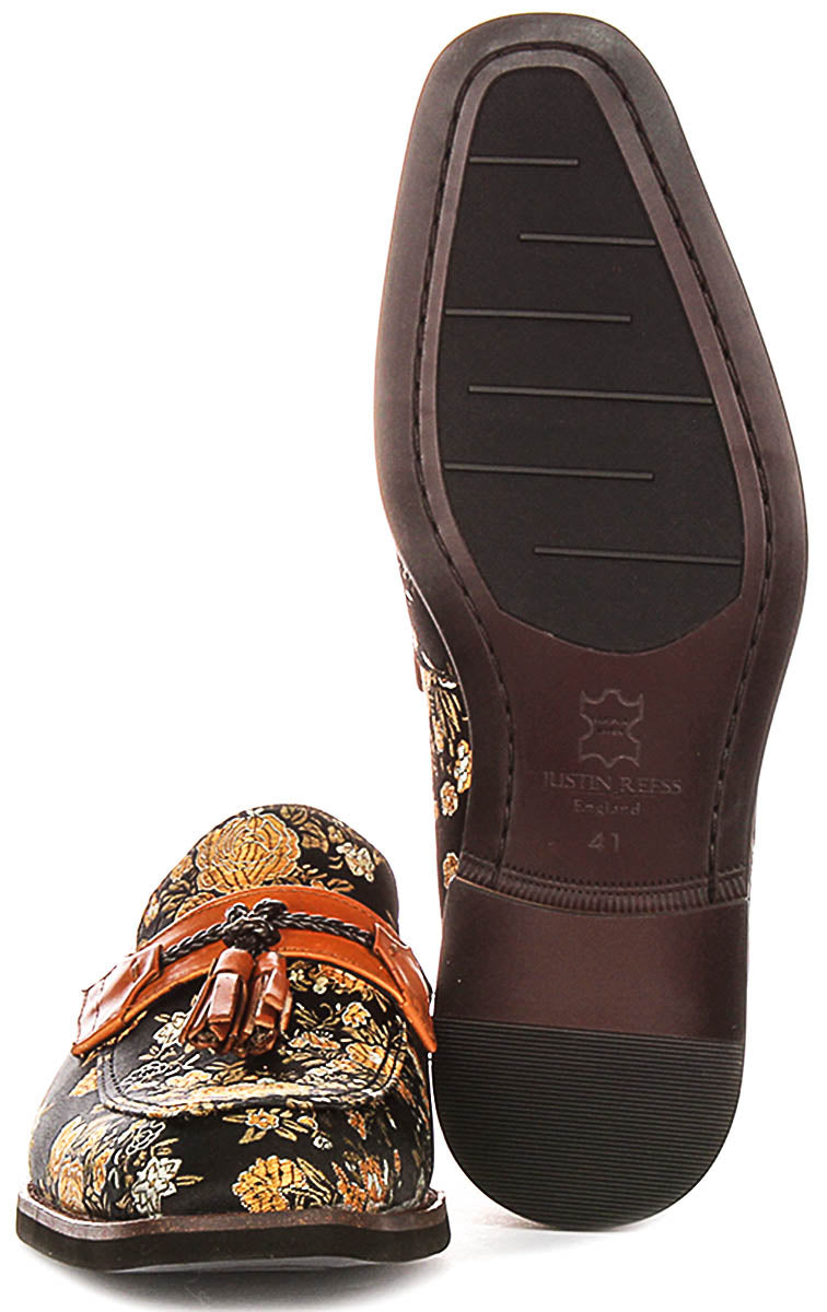 Justinreess England Basil In Black Gold For Men