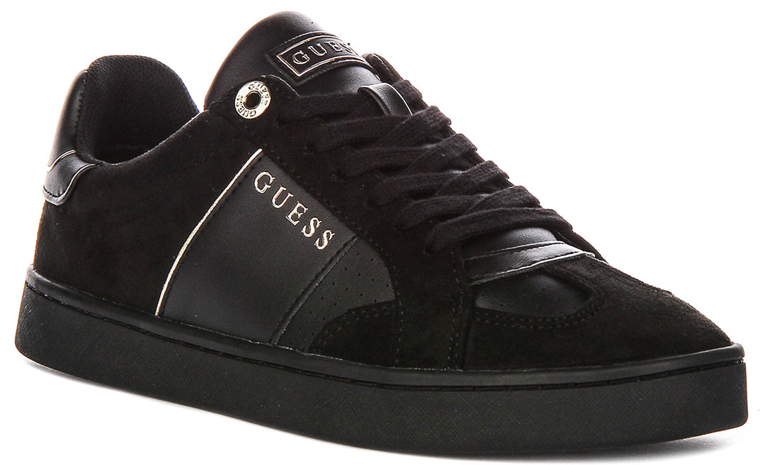 Guess Jrone10 In Black Gold Sneaker For Women
