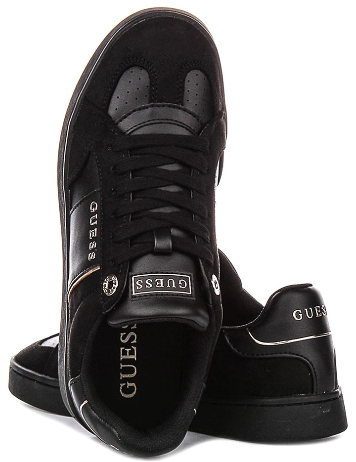 Guess Jrone10 In Black Gold Sneaker For Women