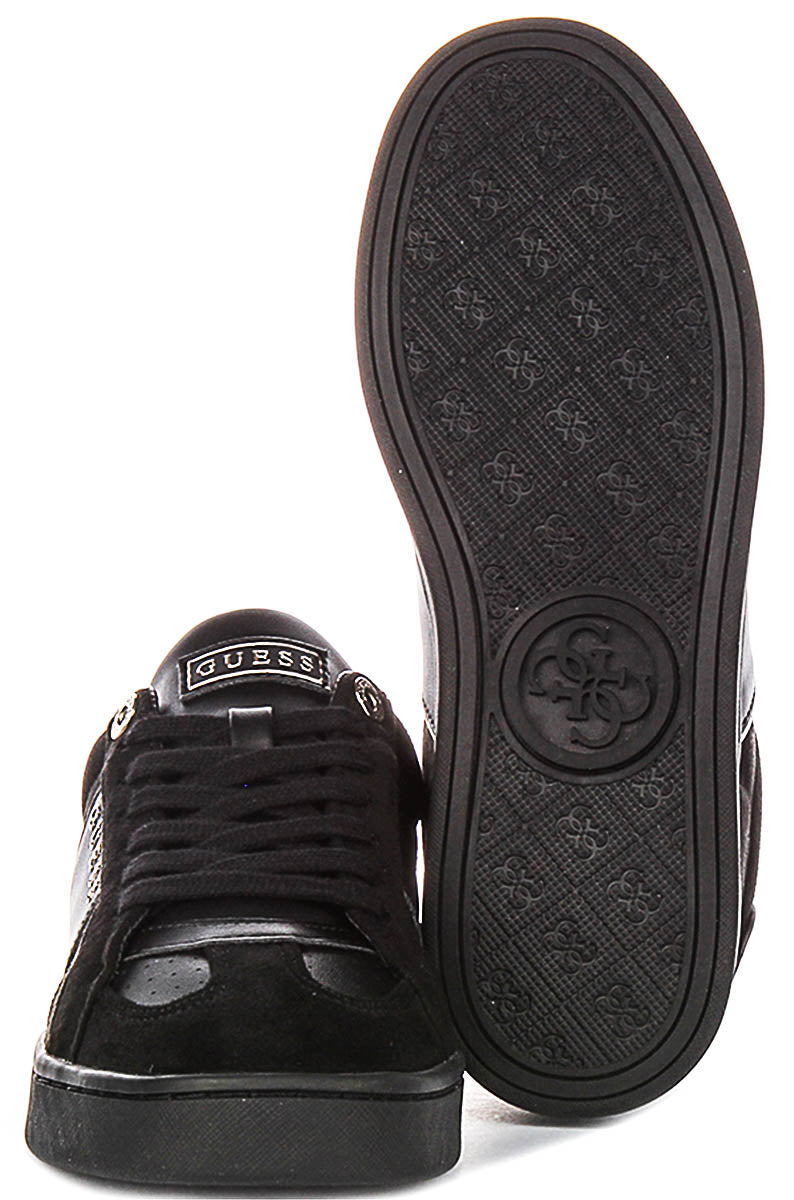 Guess Jrone10 In Black Gold Sneaker For Women