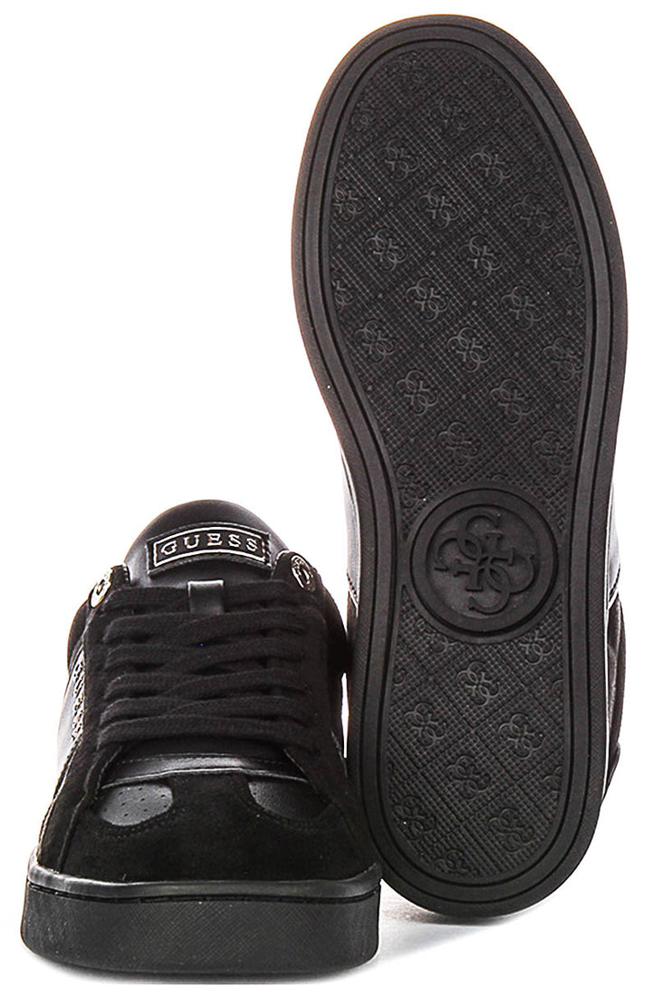 Guess Jrone10 In Black Gold Sneaker For Women