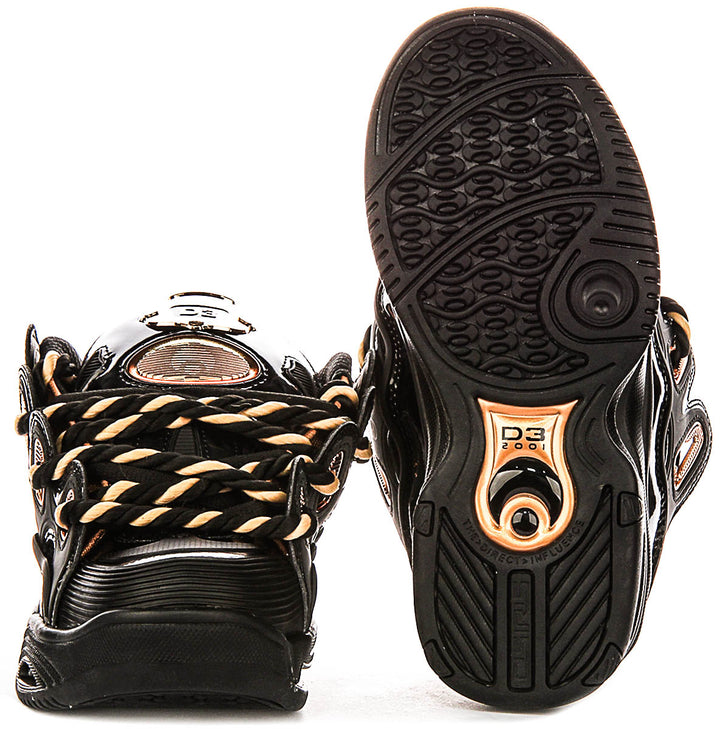 Osiris D3 2001 In Black Gold For Men