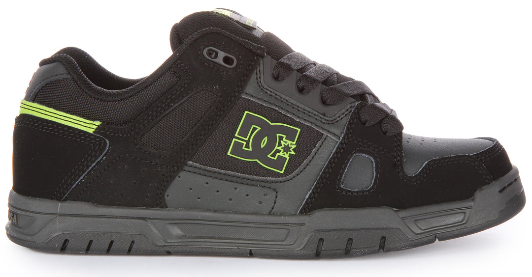 Dc Shoes Stag In Black Green For Men