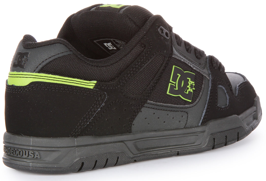 Dc Shoes Stag In Black Green For Men