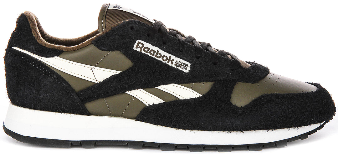 Reebok Classic Leather In Black Olive