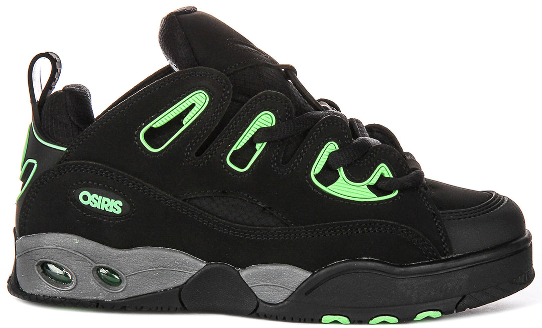 Osiris D3 E In Black Green