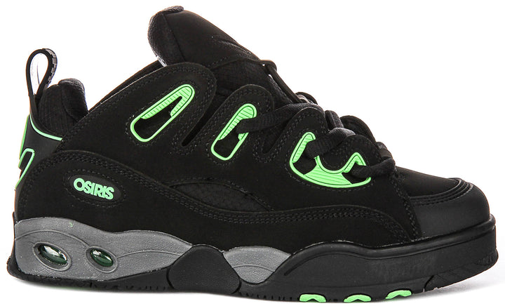 Osiris D3 E In Black Green