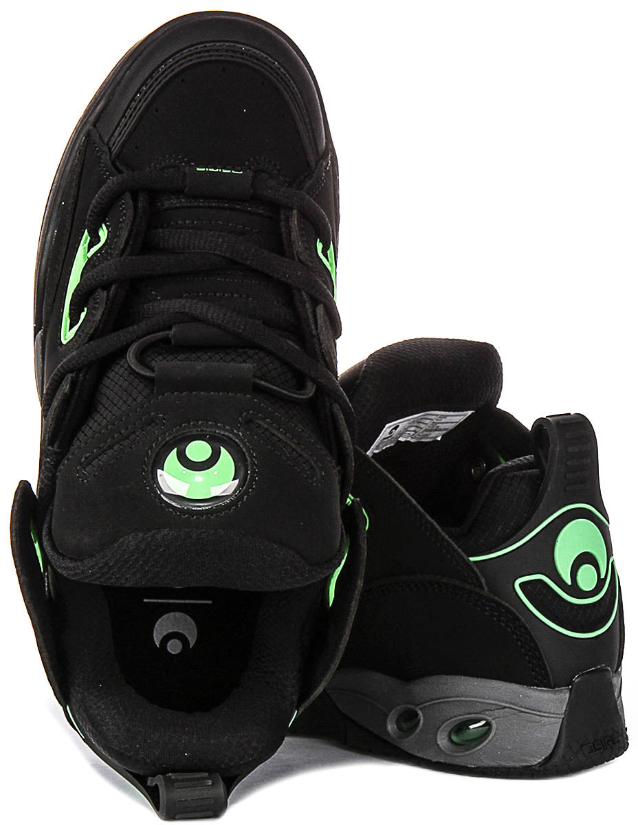 Osiris D3 E In Black Green