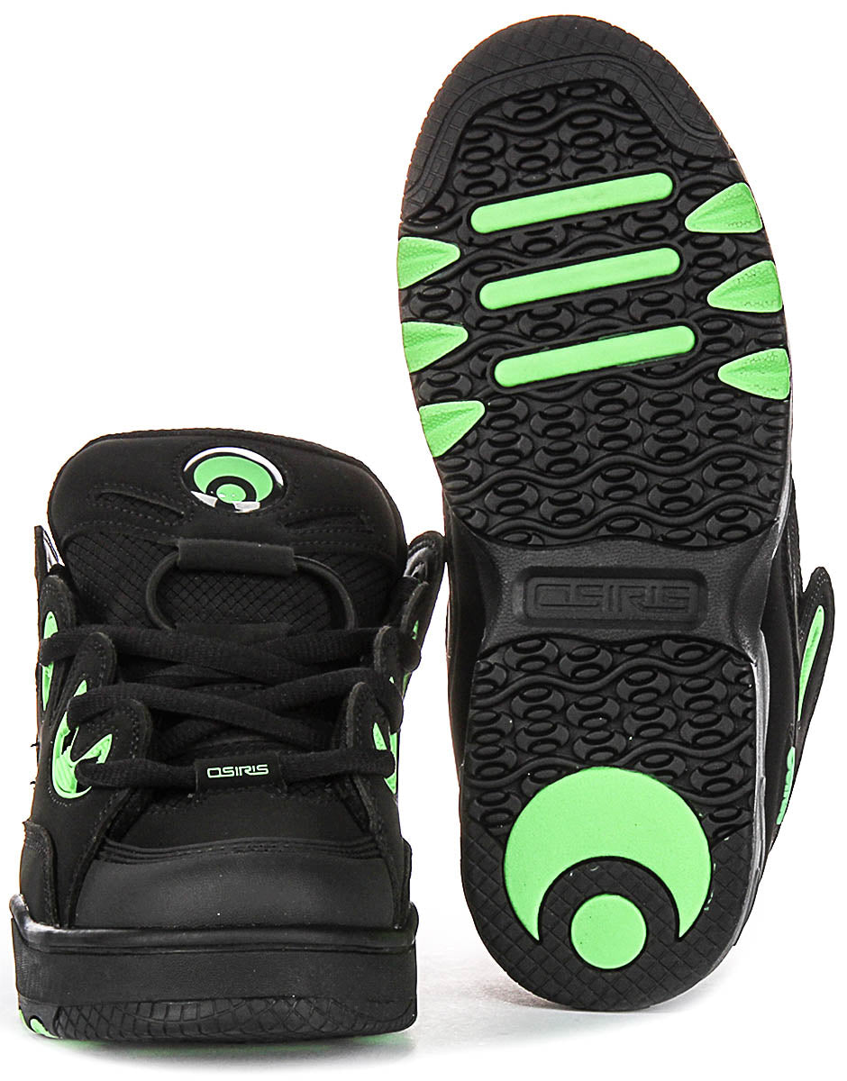 Osiris D3 E In Black Green