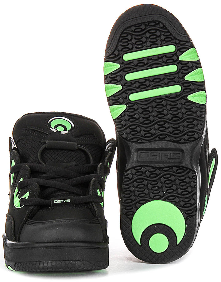 Osiris D3 E In Black Green