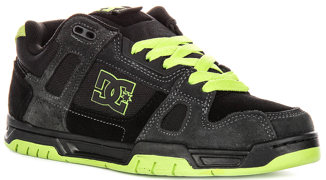 Dc Shoes Stag In Black Green For Men