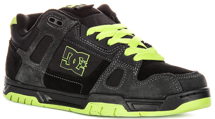 Dc Shoes Stag In Black Green For Men