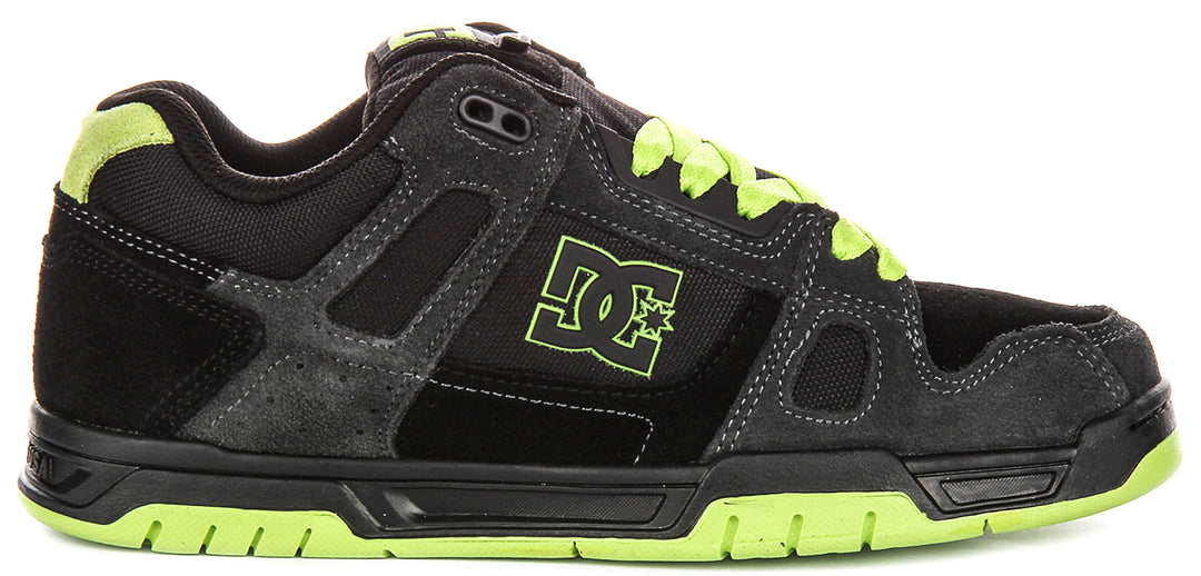 Dc Shoes Stag In Black Green For Men
