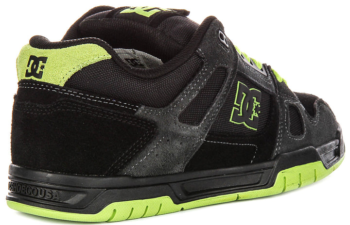 Dc Shoes Stag In Black Green For Men