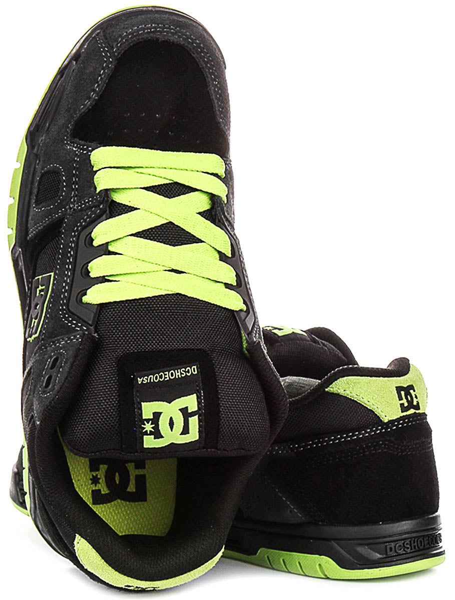 Dc Shoes Stag In Black Green For Men