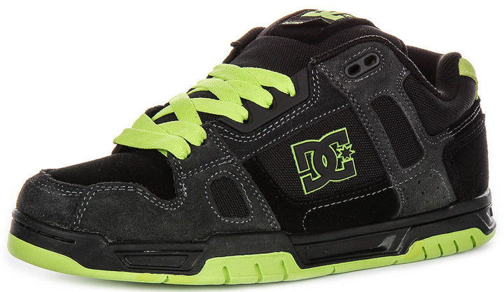 Dc Shoes Stag In Black Green For Men
