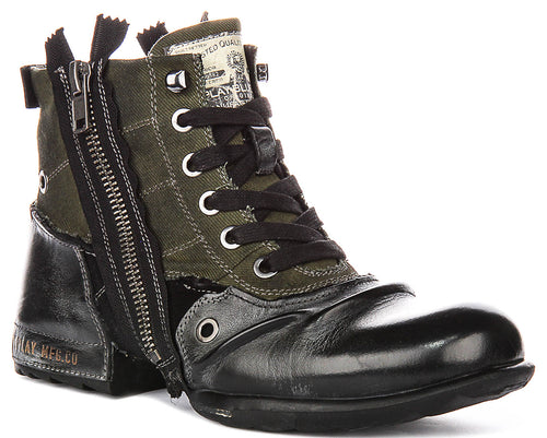 Replay Grip Limited In Black Green For Men