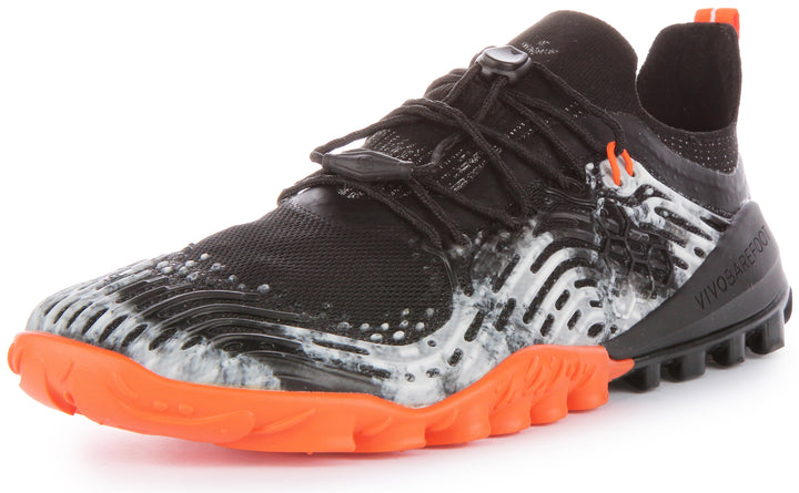 Vivobarefoot Hydra Esc Zapatillas swimrun de trail correr de malla para hombre en negro gris