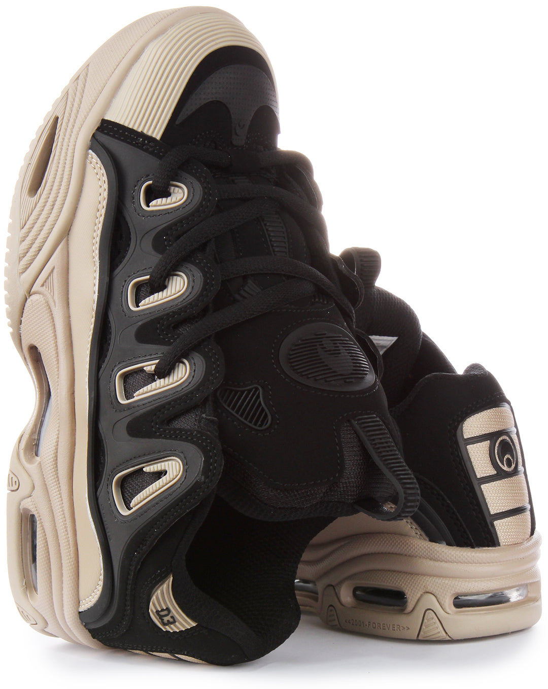 Osiris D3 2001 In Black Grey For Men