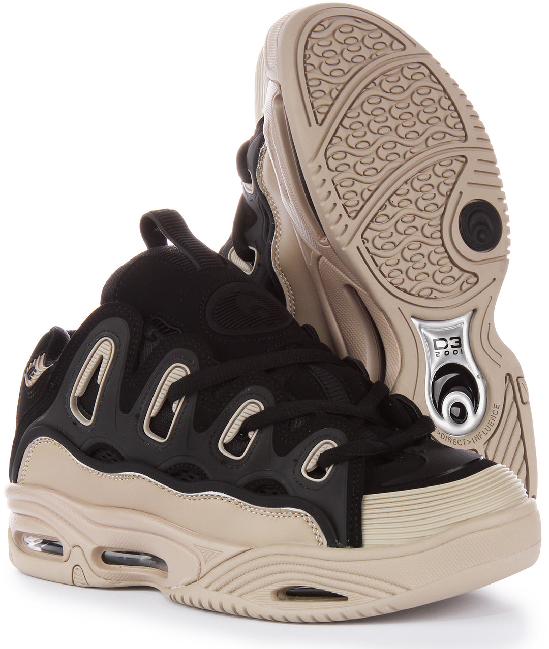 Osiris D3 2001 In Black Grey For Men