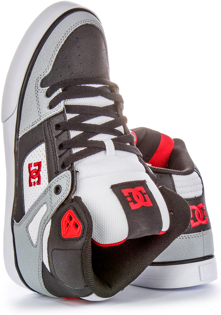 Dc Shoes Pure Hightop WC In Black Grey For Men
