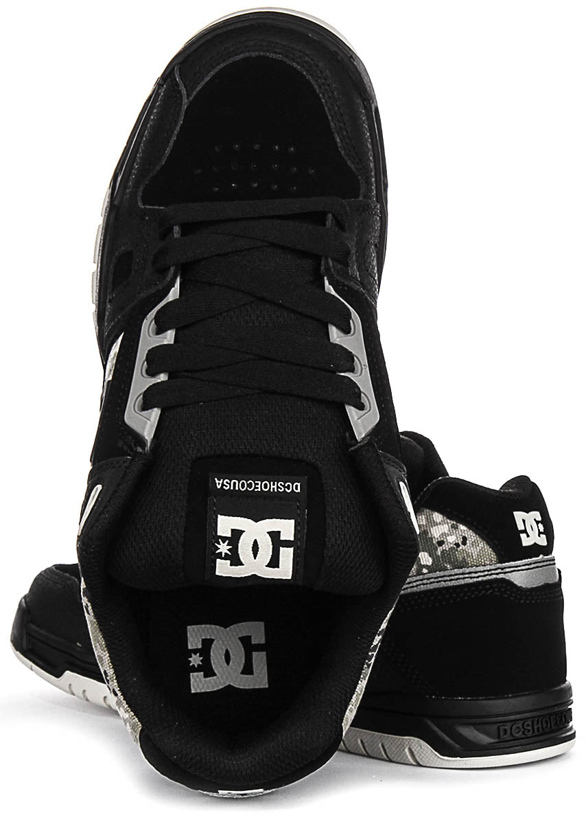 Dc Shoes Stag In Black Grey For Men