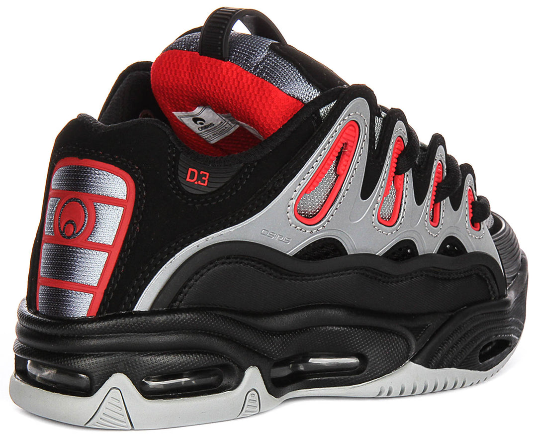 Osiris D3 2001 In Black Grey For Men