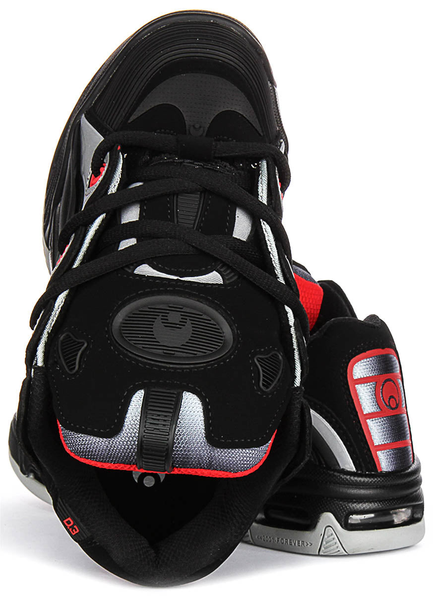 Osiris D3 2001 In Black Grey For Men