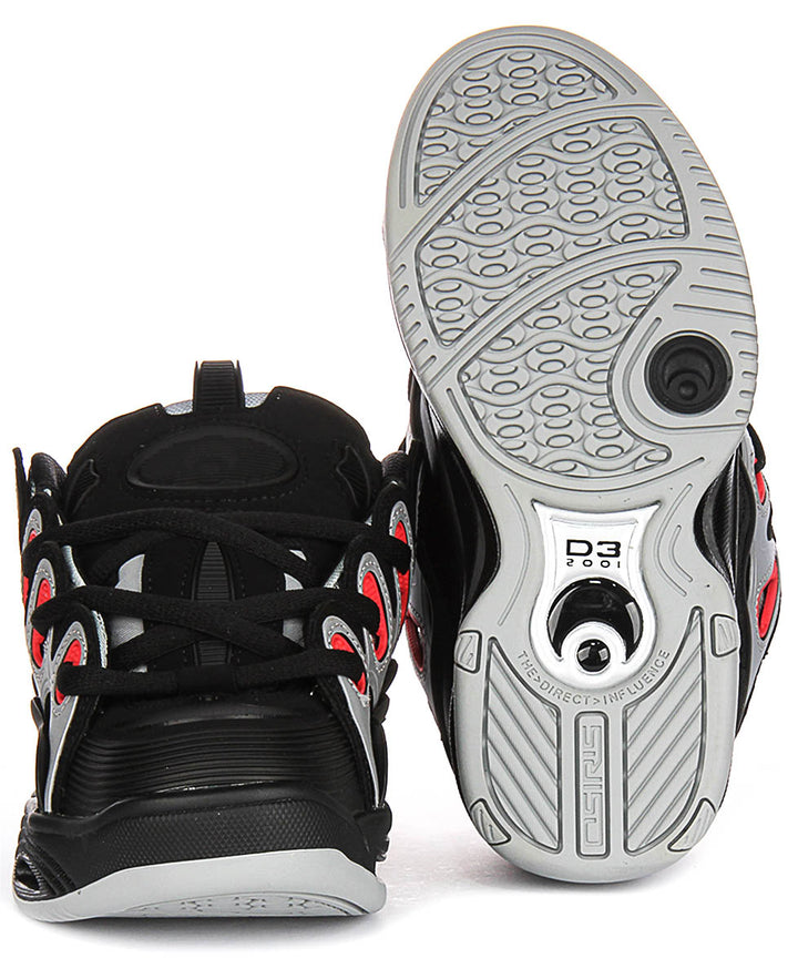 Osiris D3 2001 In Black Grey For Men