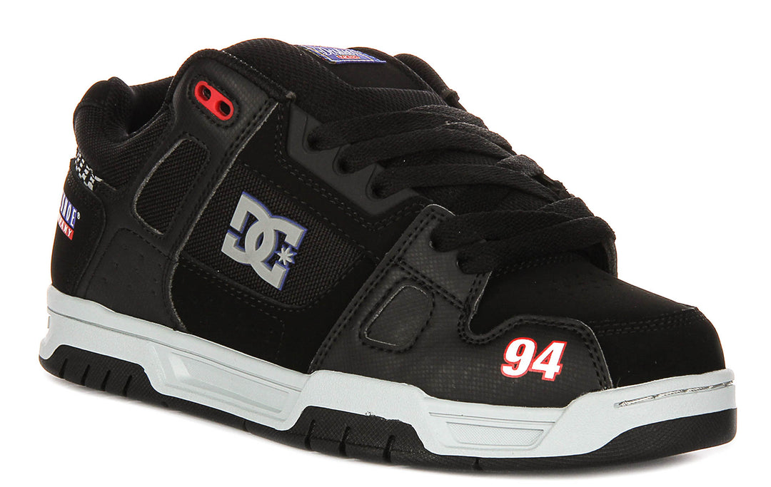 Red Dc Stag Trainers Shop DC Stag Shoes (black Grey Red) Online