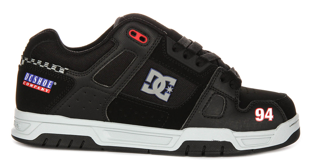 Dc Shoes Stag In Black Grey For Men