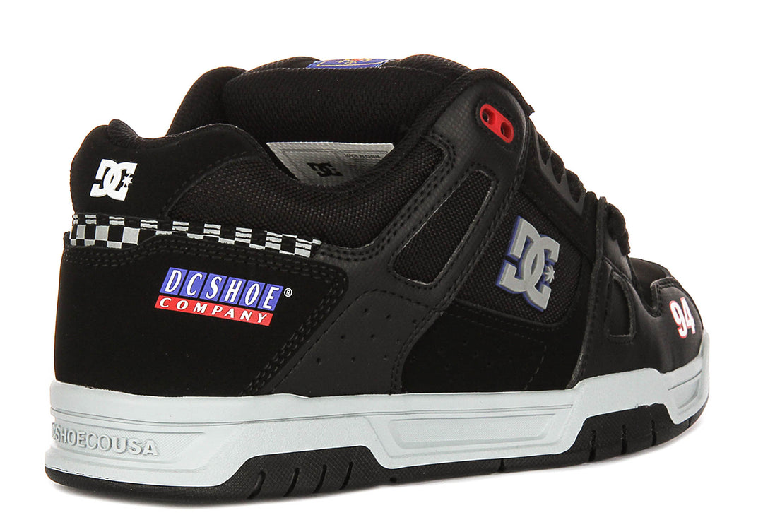 Dc Shoes Stag In Black Grey For Men