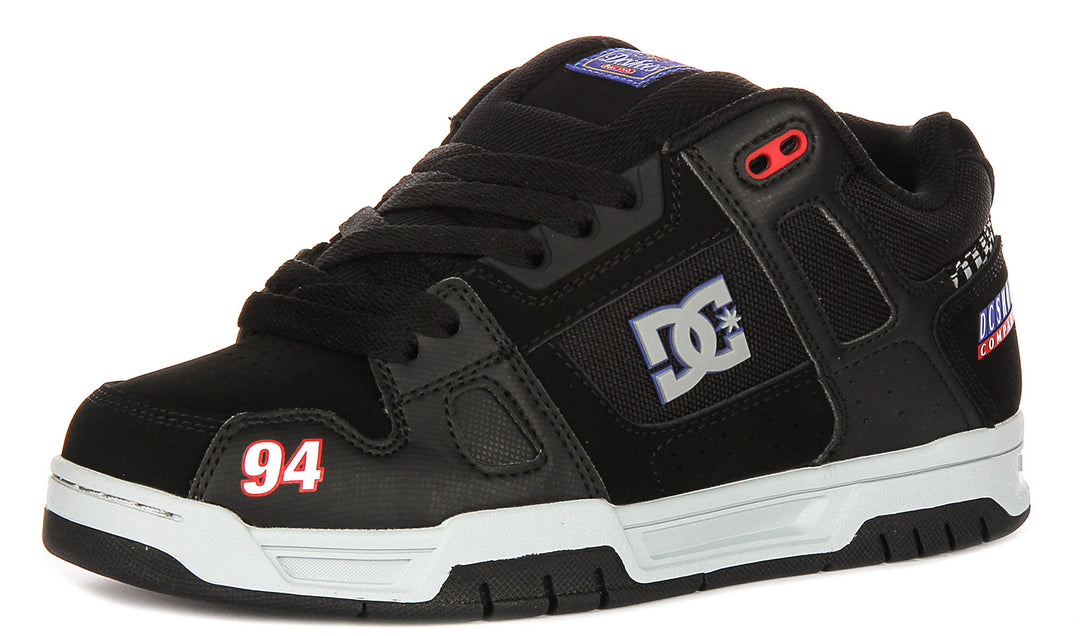 Dc Shoes Stag In Black Grey For Men