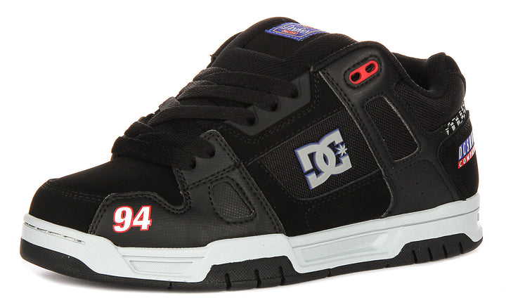Dc Shoes Stag In Black Grey For Men