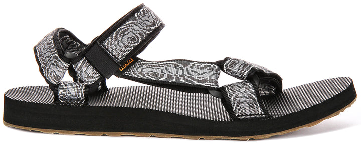 Teva Original Universal In Black Grey For Men