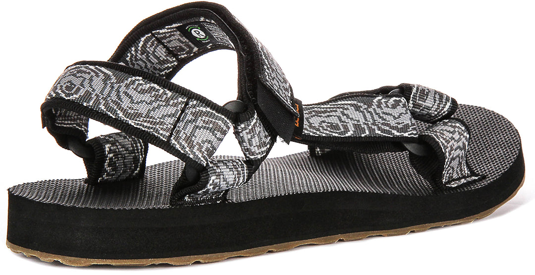 Teva Original Universal In Black Grey For Men
