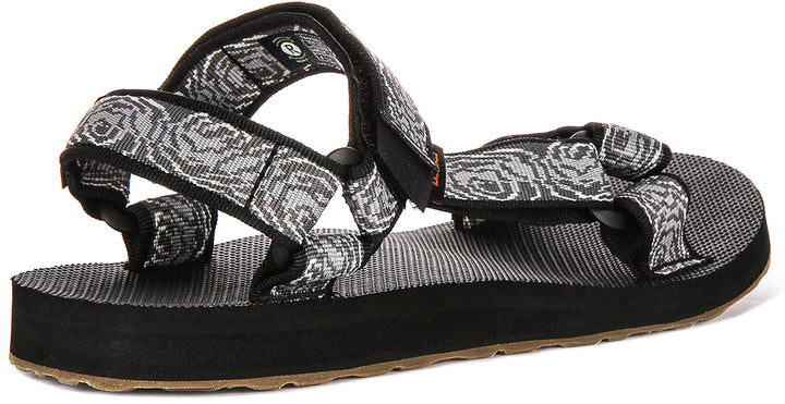 Teva Original Universal In Black Grey For Men