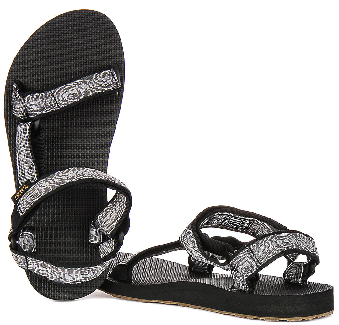 Teva Original Universal In Black Grey For Men