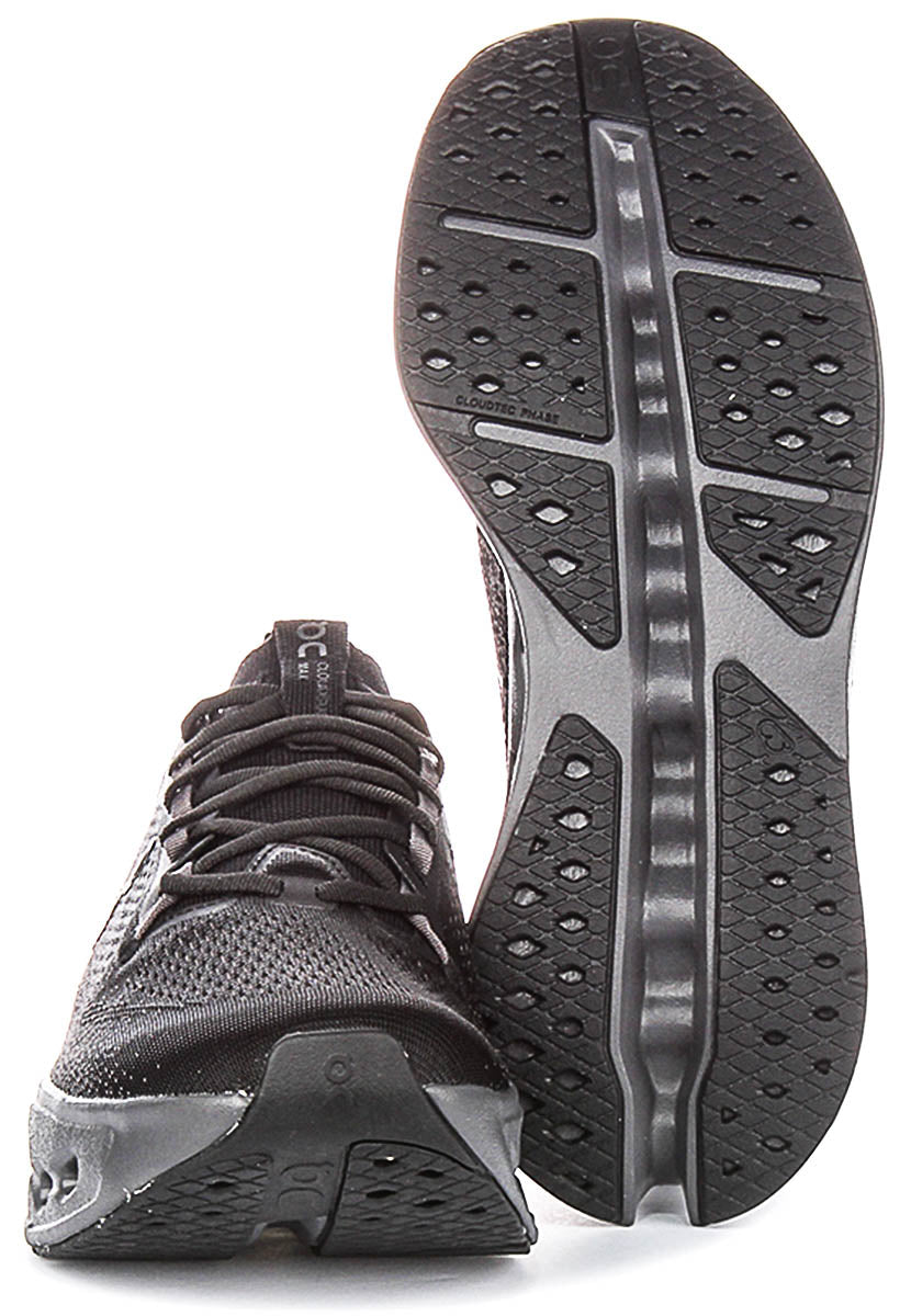On Running Cloudsurfer Max In Black Grey For Men
