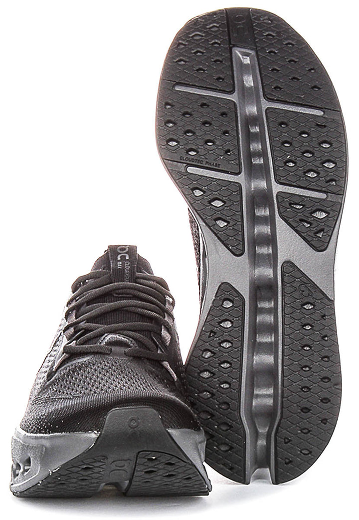 On Running Cloudsurfer Max In Black Grey For Men