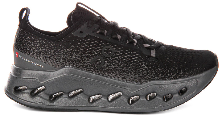 On Running Cloudsurfer Max In Black Grey For Women