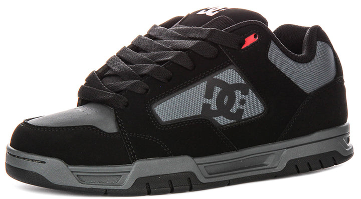 Dc Shoes Dc Coiler In Black Grey For Men