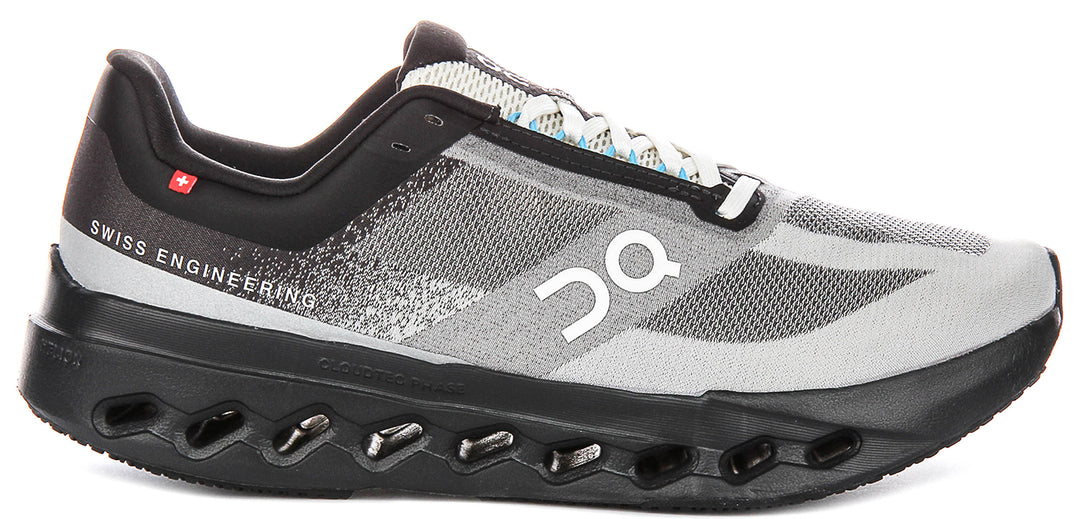 On Running Cloudsurfer Nxt Lumos In Black Grey For Men