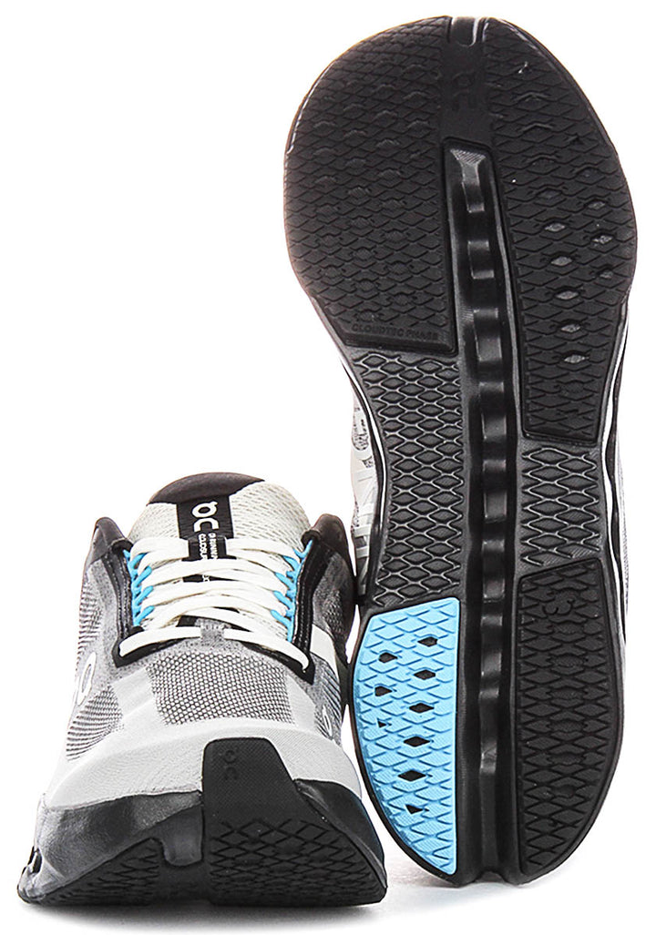 On Running Cloudsurfer Nxt Lumos In Black Grey For Men